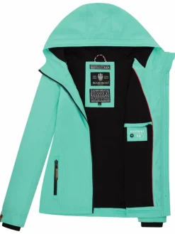 Marikoo Jacken & Westen*Damen Übergangsjacke - Brombeere aqua uni