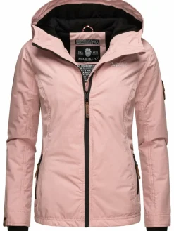 Marikoo Jacken & Westen*Damen Übergangsjacke - Brombeere rosa uni