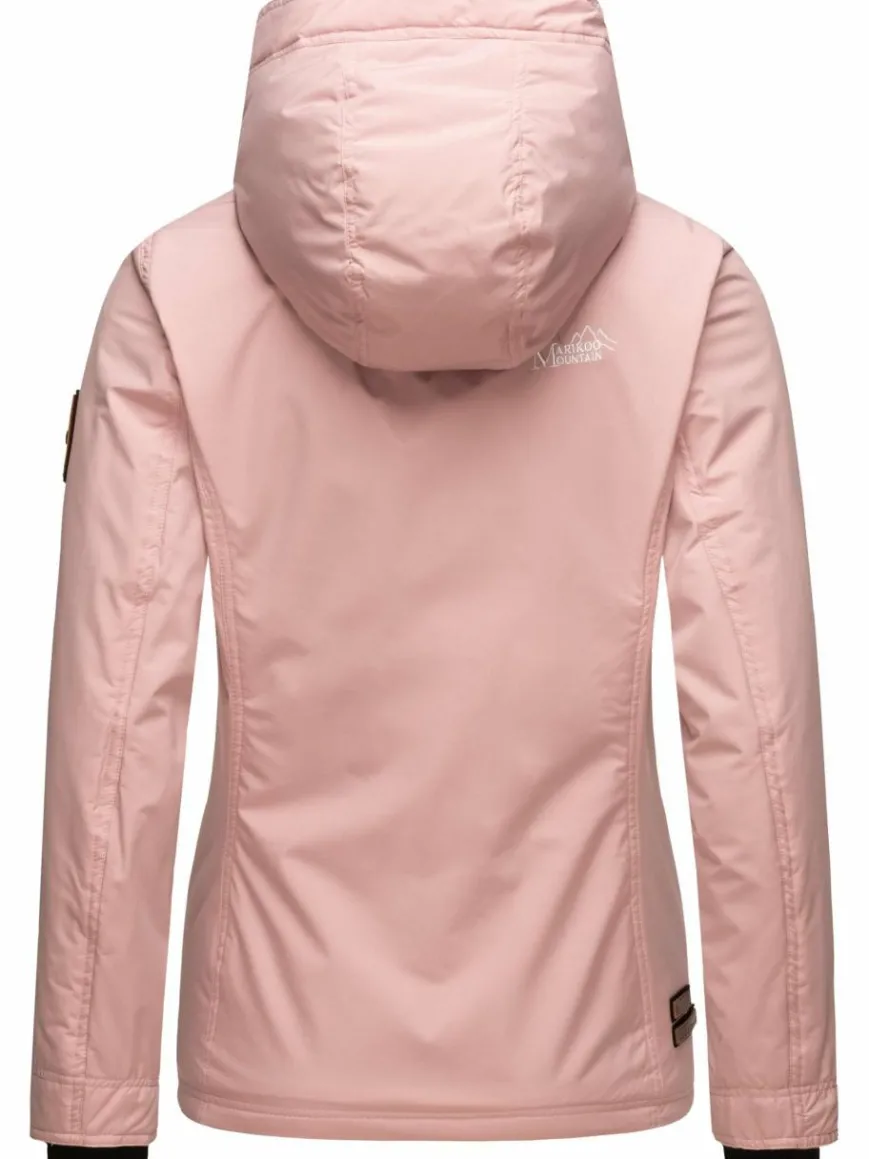 Marikoo Jacken & Westen*Damen Übergangsjacke - Brombeere rosa uni