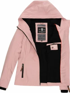 Marikoo Jacken & Westen*Damen Übergangsjacke - Brombeere rosa uni