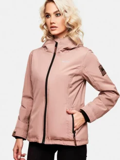 Marikoo Jacken & Westen*Damen Übergangsjacke - Brombeere rosa uni