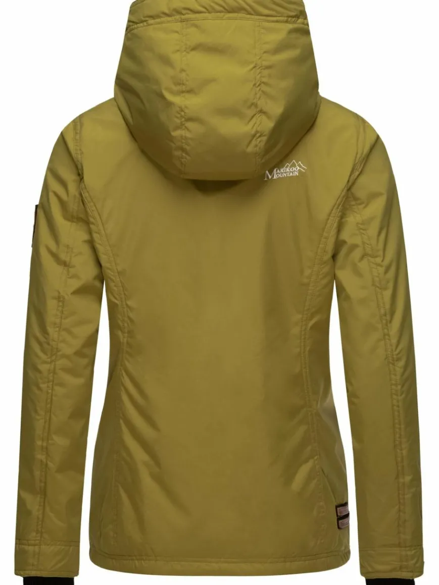Marikoo Jacken & Westen*Damen Übergangsjacke - Brombeere grün uni