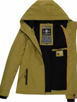 Marikoo Jacken & Westen*Damen Übergangsjacke - Brombeere grün uni