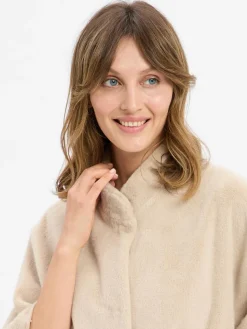 Rino & Pelle Jacken & Westen|Pullover & Strickjacken*Damen Übergangsjacke - Dewi beige uni