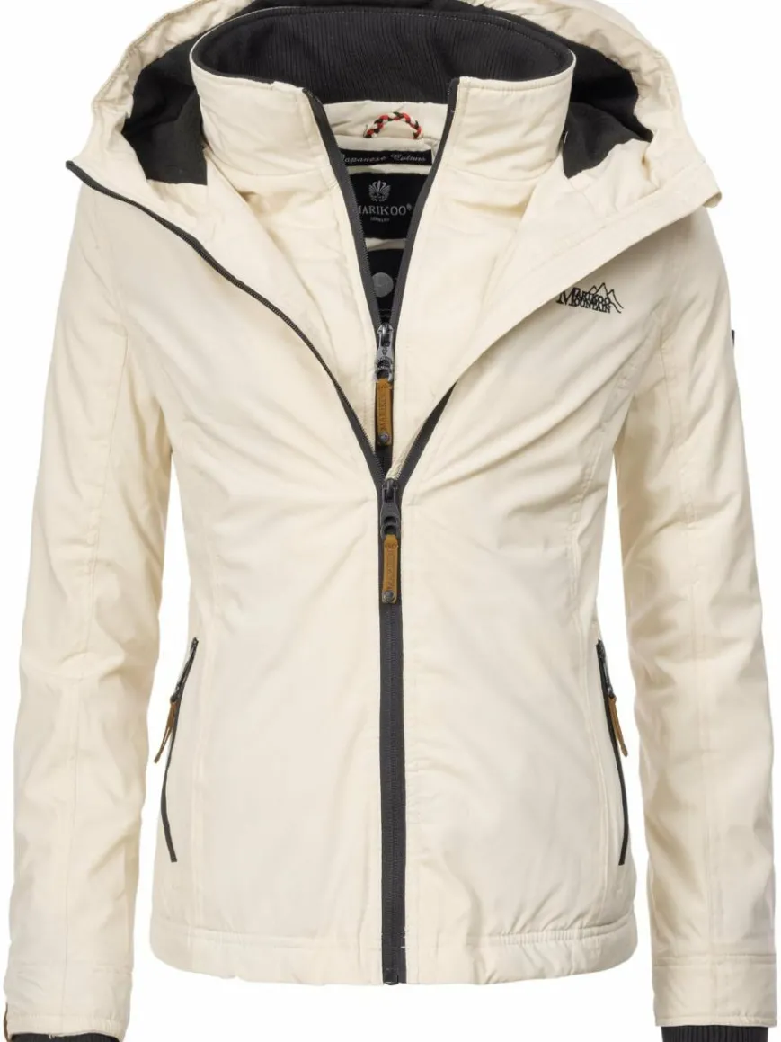 Marikoo Jacken & Westen*Damen Übergangsjacke - Erdbeere beige uni