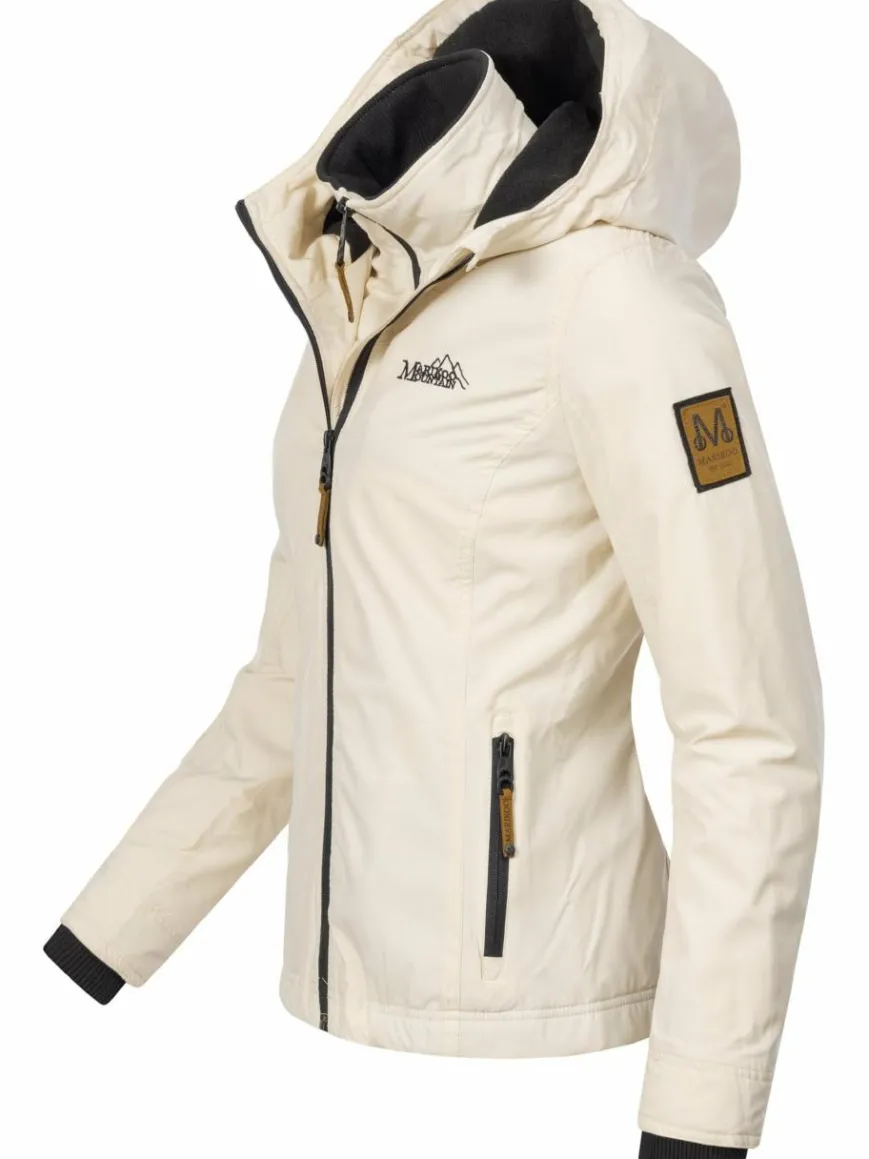 Marikoo Jacken & Westen*Damen Übergangsjacke - Erdbeere beige uni