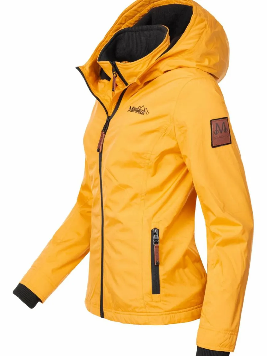 Marikoo Jacken & Westen*Damen Übergangsjacke - Erdbeere mais uni