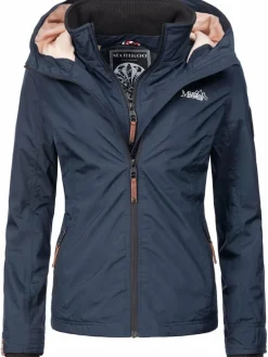 Marikoo Jacken & Westen*Damen Übergangsjacke - Erdbeere marine uni