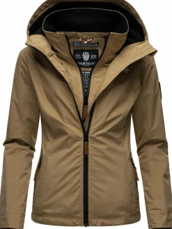 Marikoo Jacken & Westen*Damen Übergangsjacke - Erdbeere taupe uni