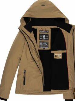 Marikoo Jacken & Westen*Damen Übergangsjacke - Erdbeere taupe uni
