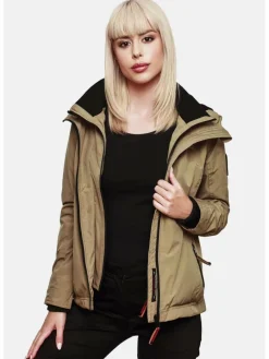 Marikoo Jacken & Westen*Damen Übergangsjacke - Erdbeere taupe uni