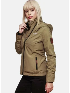 Marikoo Jacken & Westen*Damen Übergangsjacke - Erdbeere taupe uni