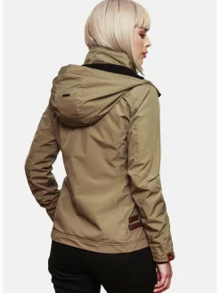 Marikoo Jacken & Westen*Damen Übergangsjacke - Erdbeere taupe uni