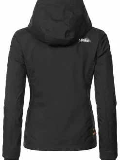 Marikoo Jacken & Westen*Damen Übergangsjacke - Erdbeere schwarz uni