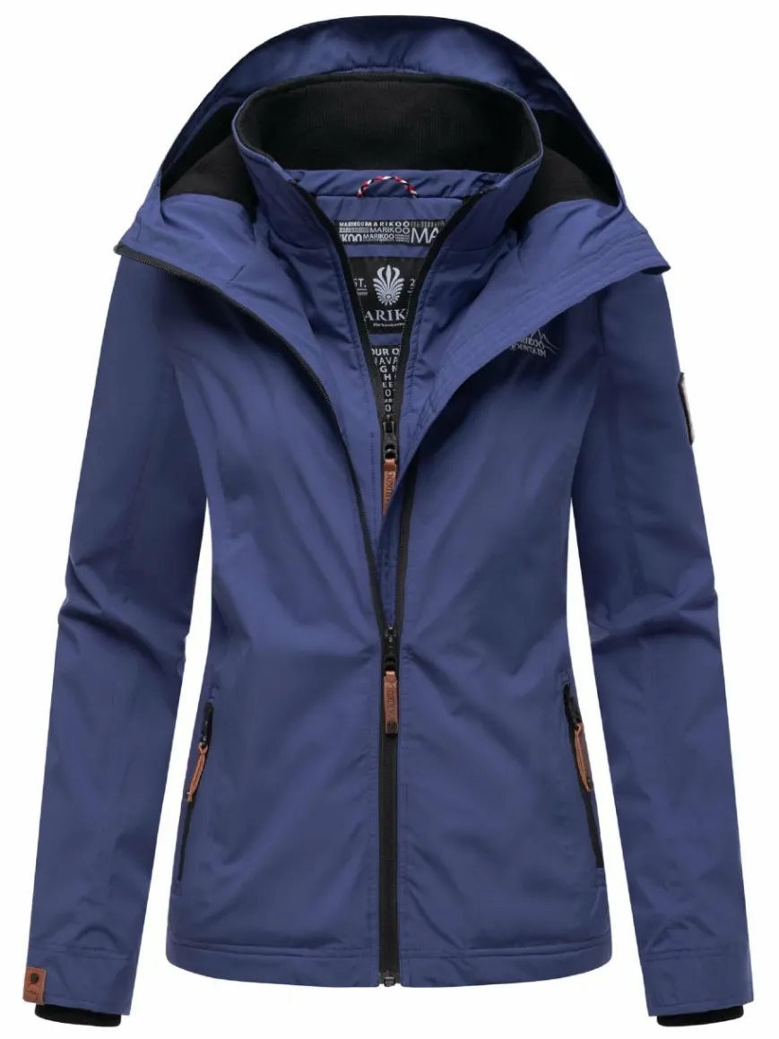 Marikoo Jacken & Westen*Damen Übergangsjacke - Erdbeere lila uni