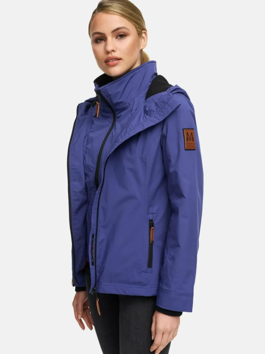 Marikoo Jacken & Westen*Damen Übergangsjacke - Erdbeere lila uni