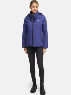 Marikoo Jacken & Westen*Damen Übergangsjacke - Erdbeere lila uni