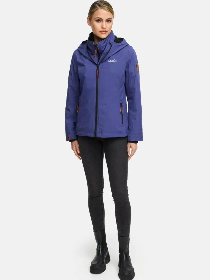 Marikoo Jacken & Westen*Damen Übergangsjacke - Erdbeere lila uni