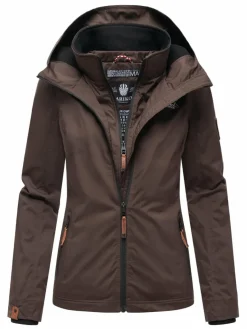 Marikoo Jacken & Westen*Damen Übergangsjacke - Erdbeere schoko uni