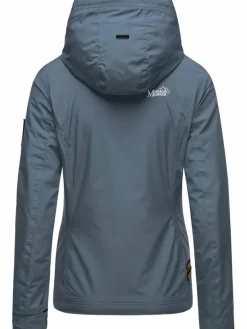 Marikoo Jacken & Westen*Damen Übergangsjacke - Erdbeere blau uni