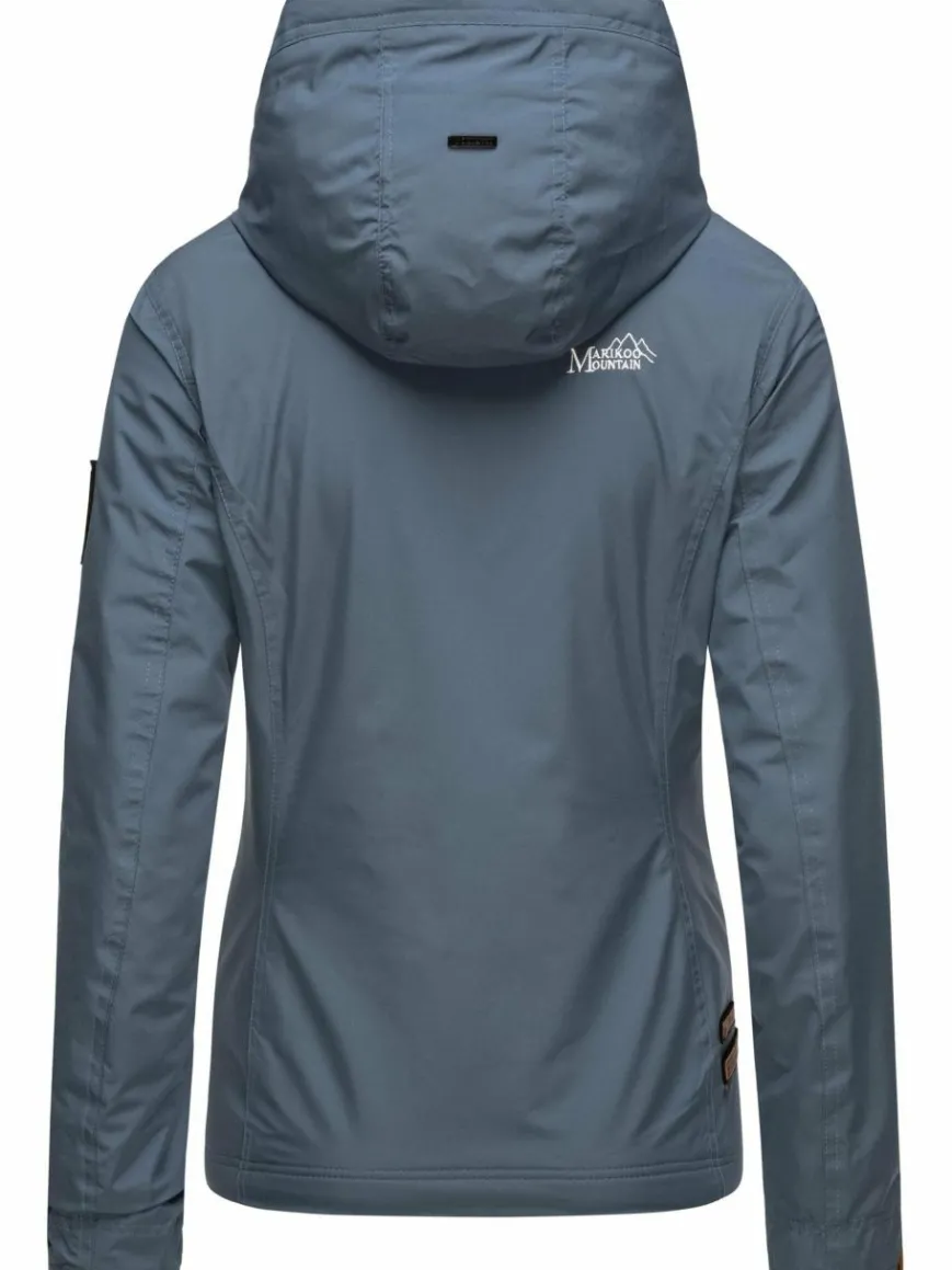 Marikoo Jacken & Westen*Damen Übergangsjacke - Erdbeere blau uni