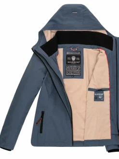 Marikoo Jacken & Westen*Damen Übergangsjacke - Erdbeere blau uni