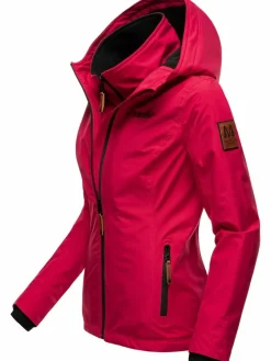 Marikoo Jacken & Westen*Damen Übergangsjacke - Erdbeere fuchsia uni