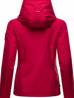 Marikoo Jacken & Westen*Damen Übergangsjacke - Erdbeere fuchsia uni