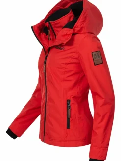 Marikoo Jacken & Westen*Damen Übergangsjacke - Erdbeere rot uni