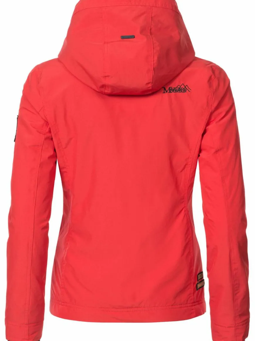 Marikoo Jacken & Westen*Damen Übergangsjacke - Erdbeere rot uni
