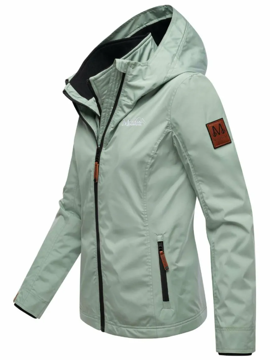 Marikoo Jacken & Westen*Damen Übergangsjacke - Erdbeere mint uni