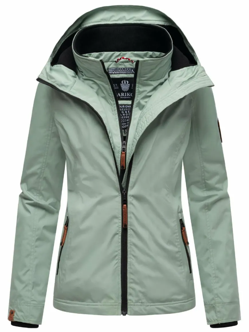 Marikoo Jacken & Westen*Damen Übergangsjacke - Erdbeere mint uni