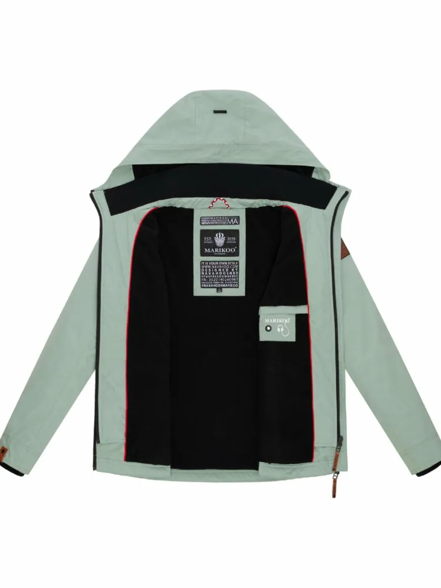 Marikoo Jacken & Westen*Damen Übergangsjacke - Erdbeere mint uni