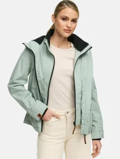 Marikoo Jacken & Westen*Damen Übergangsjacke - Erdbeere mint uni
