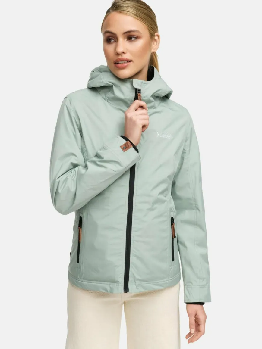 Marikoo Jacken & Westen*Damen Übergangsjacke - Erdbeere mint uni