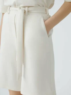 Oui Hosen*Damen Bermuda ecru uni