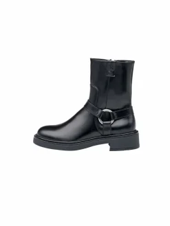 Lloyd Boots & Stiefeletten*Damen Bikerboots schwarz uni