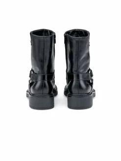 Lloyd Boots & Stiefeletten*Damen Bikerboots schwarz uni