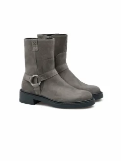Lloyd Boots & Stiefeletten*Damen Bikerboots grau uni