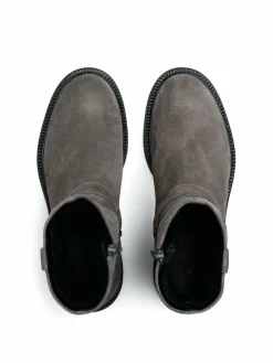 Lloyd Boots & Stiefeletten*Damen Bikerboots grau uni