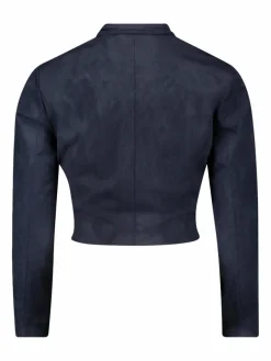 Vera Mont Blazer*Damen Bikerjacke marine blau uni