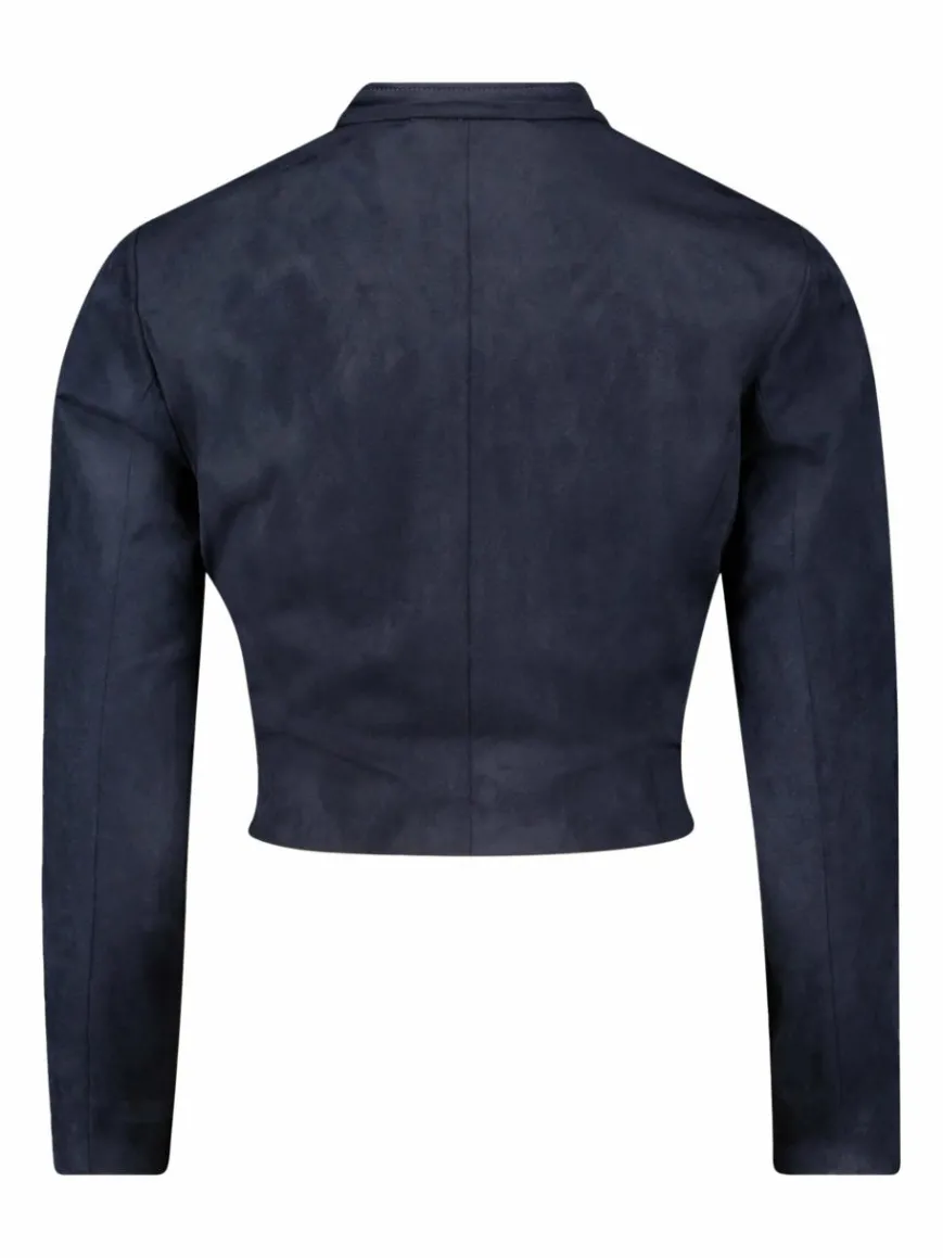 Vera Mont Blazer*Damen Bikerjacke marine blau uni