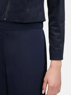 Vera Mont Blazer*Damen Bikerjacke marine blau uni