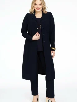 YOEK Blazer*Damen Blazer blau uni