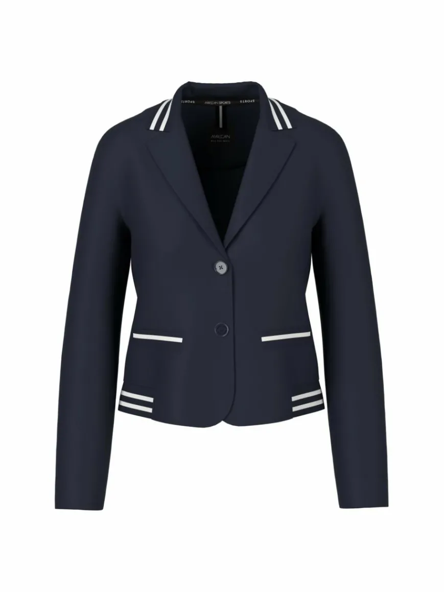 Marc Cain Blazer*Damen Blazer blau gemustert