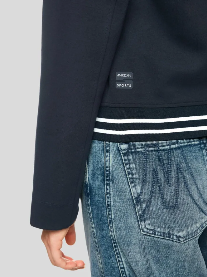 Marc Cain Blazer*Damen Blazer blau gemustert