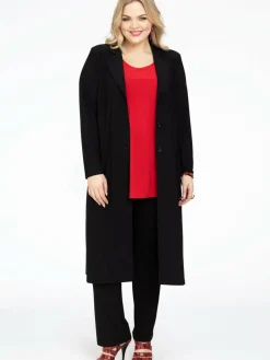 YOEK Blazer*Damen Blazer schwarz uni