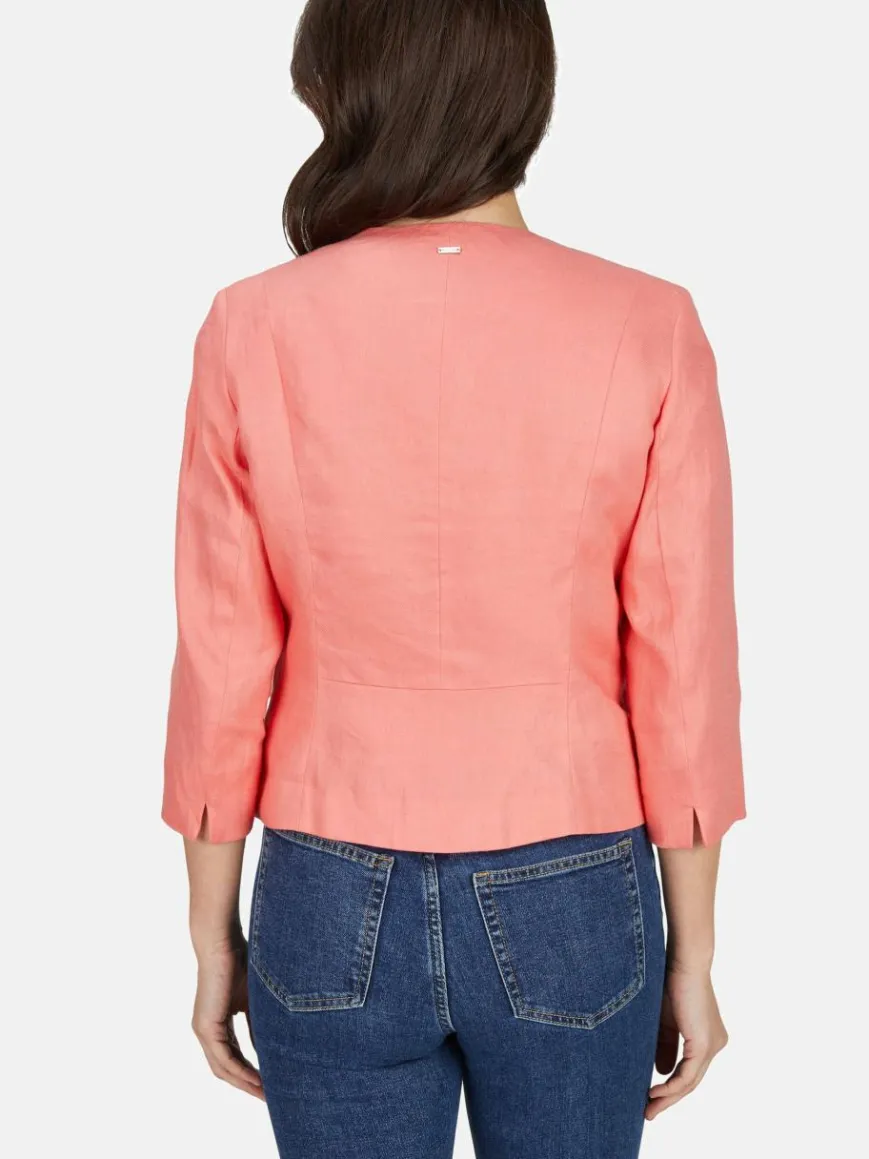 White Label Blazer*Damen Blazer rosa uni