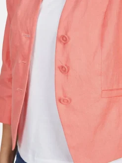 White Label Blazer*Damen Blazer rosa uni