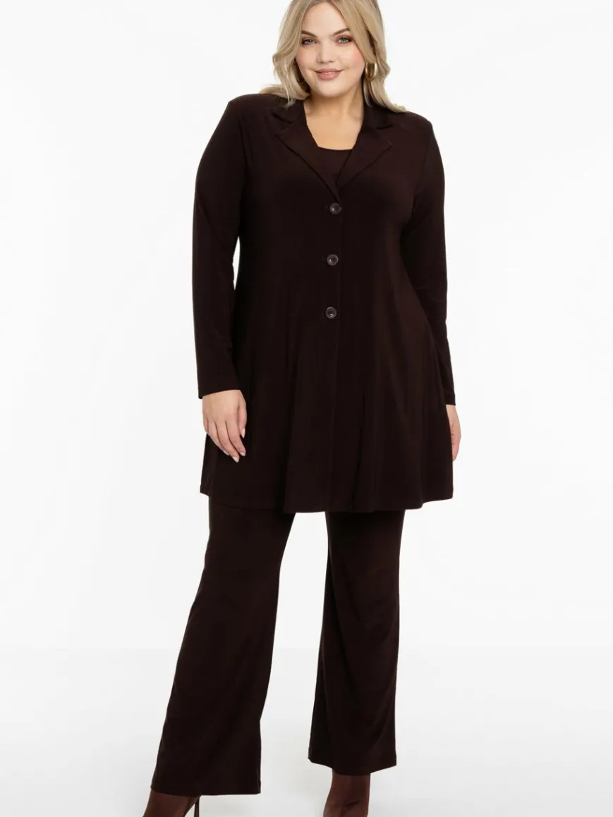 YOEK Blazer*Damen Blazer braun uni